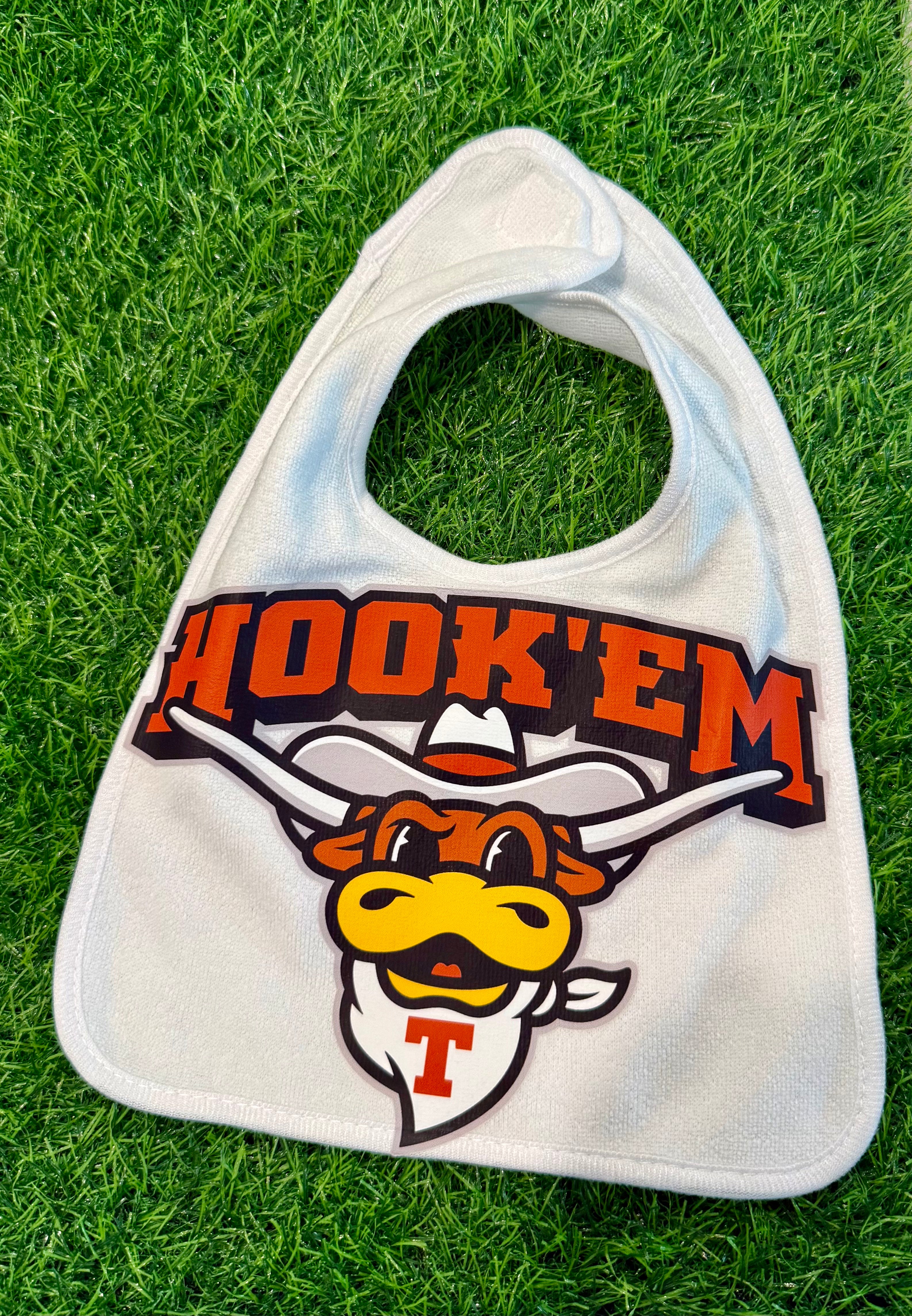 Hook ‘Em Bevo Baby Bib