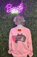 Spurs Pink Sequin Sweatshirt