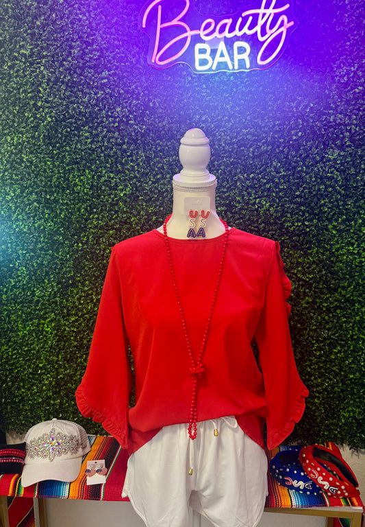 Red Hot Blouse