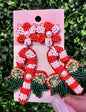 Candy Cane Diva Earrings