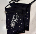 Spurs Blinged Canvas Purse