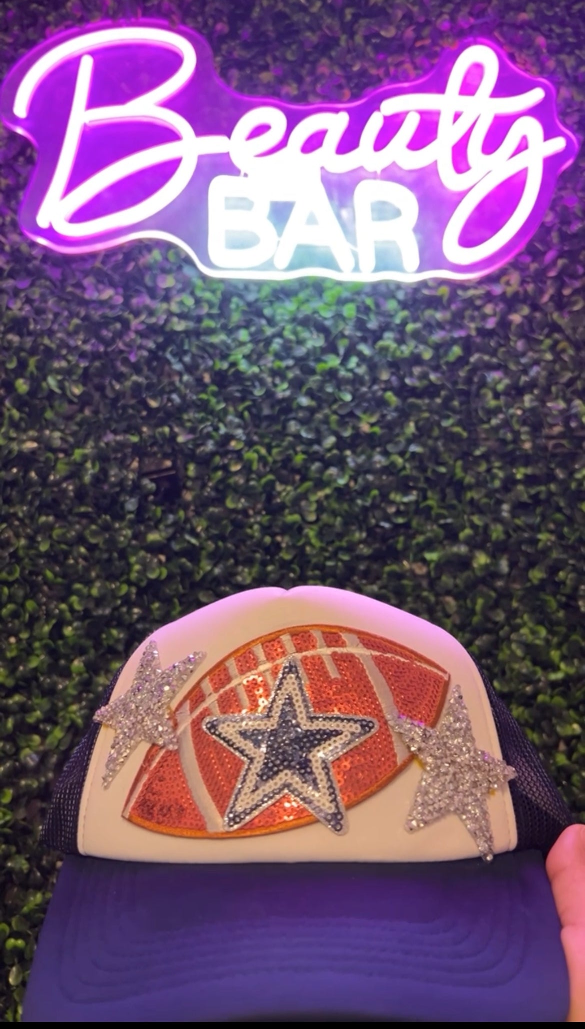 Custom Dallas Sequin Hat