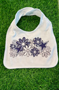 Cowboys & Flowers Baby Bib