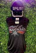 Viva Los Spurs Rhinestone Racerback Tank Top