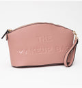 Blush Embossed The Makeup Bag