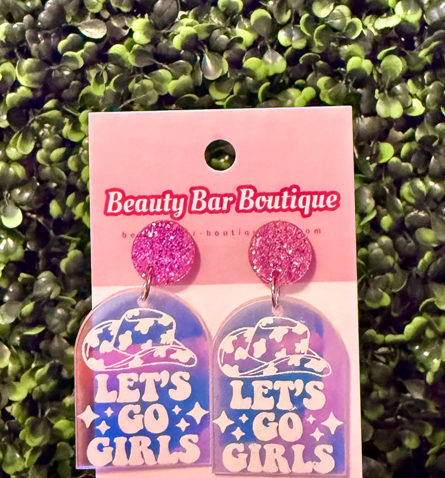 Let’s Go Girls Iridescent Earrings