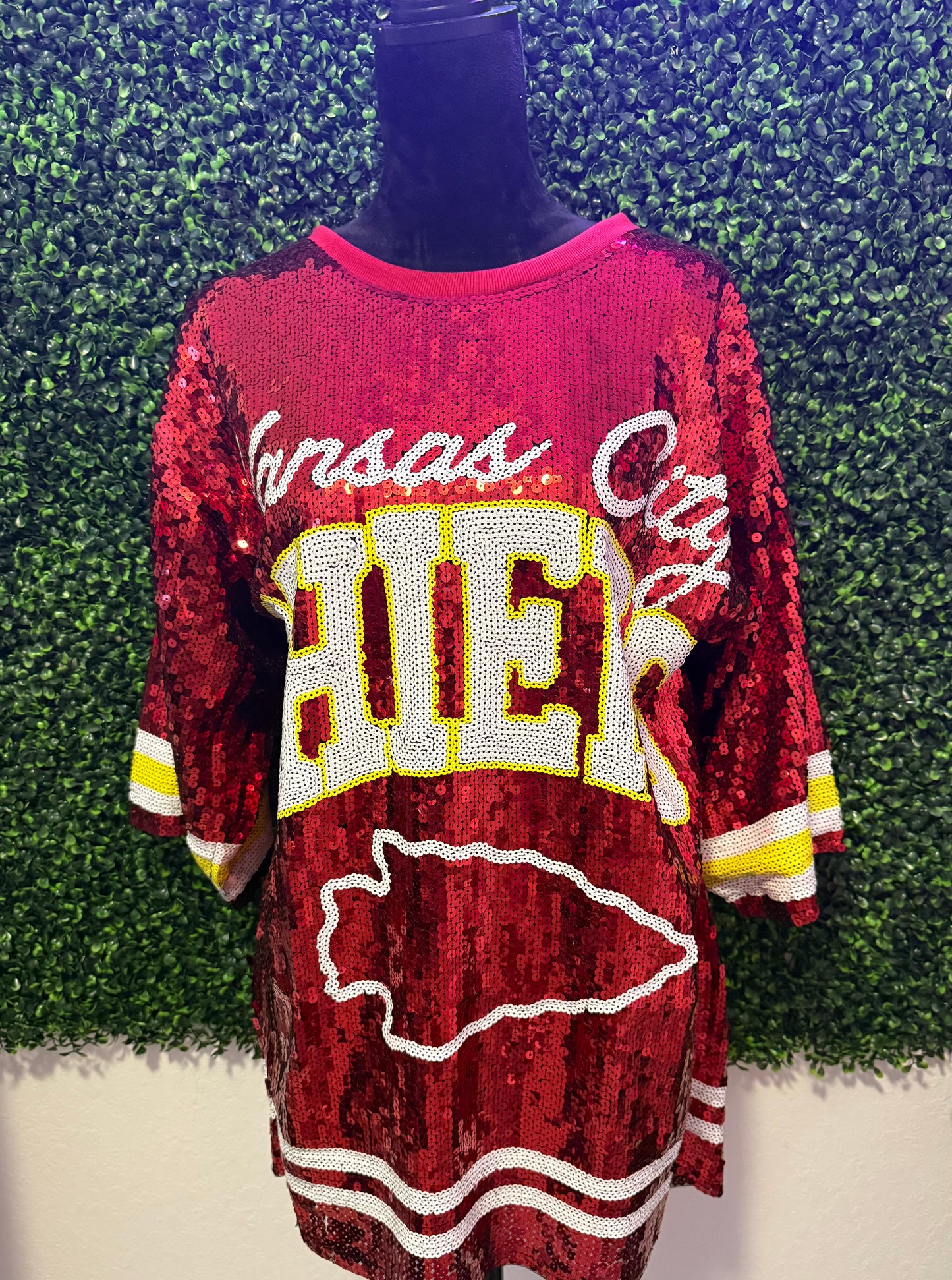 Kansas City Chiefs Sequin Top/ Dress