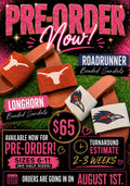Pre-Order Longhorn/ Roadrunner Beaded Sandals