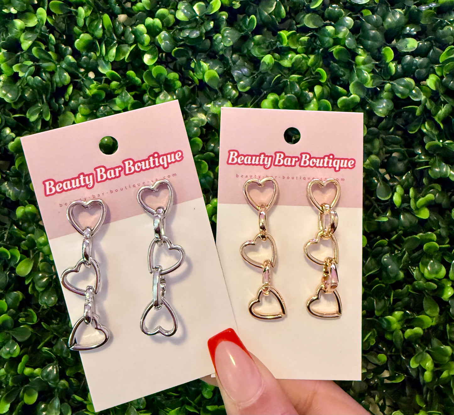 Heart Link Earrings