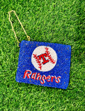 Rangers Beaded Wristlet