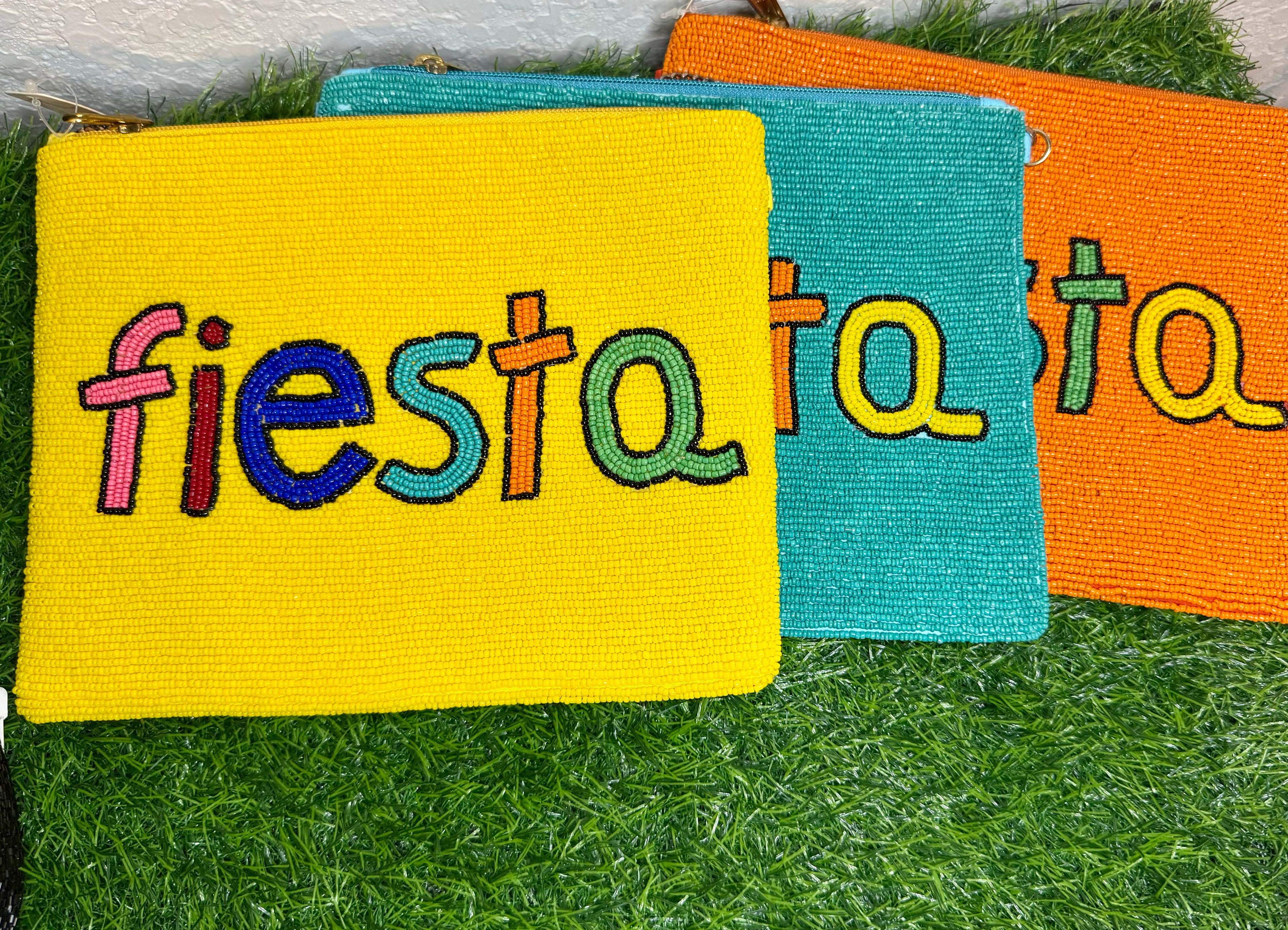 Fiesta Beaded Crossbody Purses