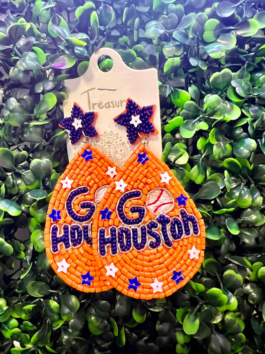 Go Houston Beaded Earrings