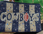 Cowboys Beaded Bag