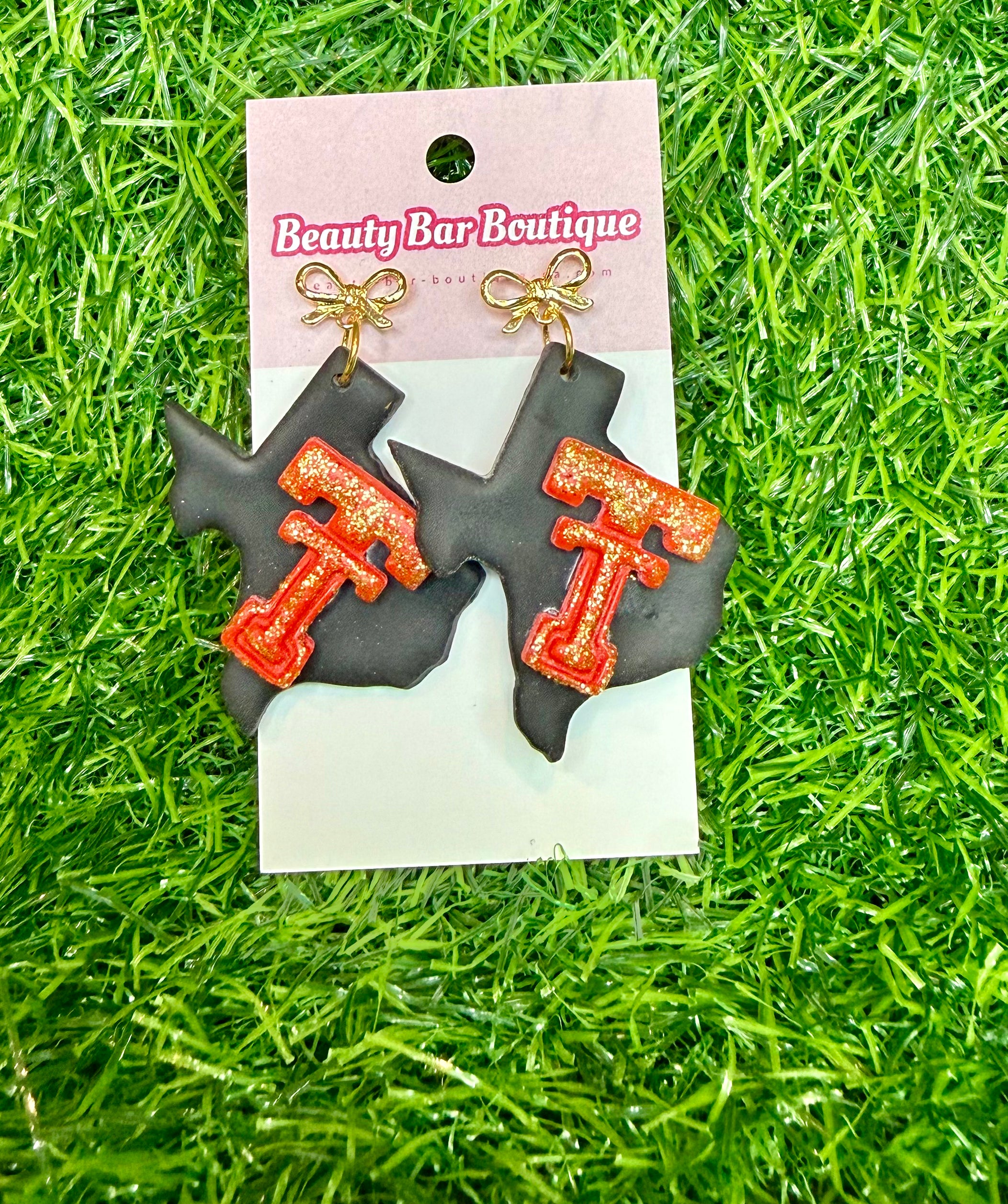 Custom Texas Tech Earrings