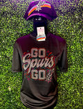 Race for Seis GSG Spurs Rhinestone Tee