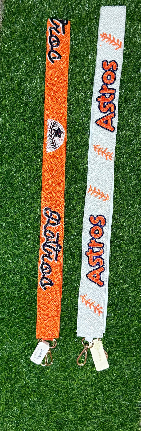 Astros Beaded Purse Straps