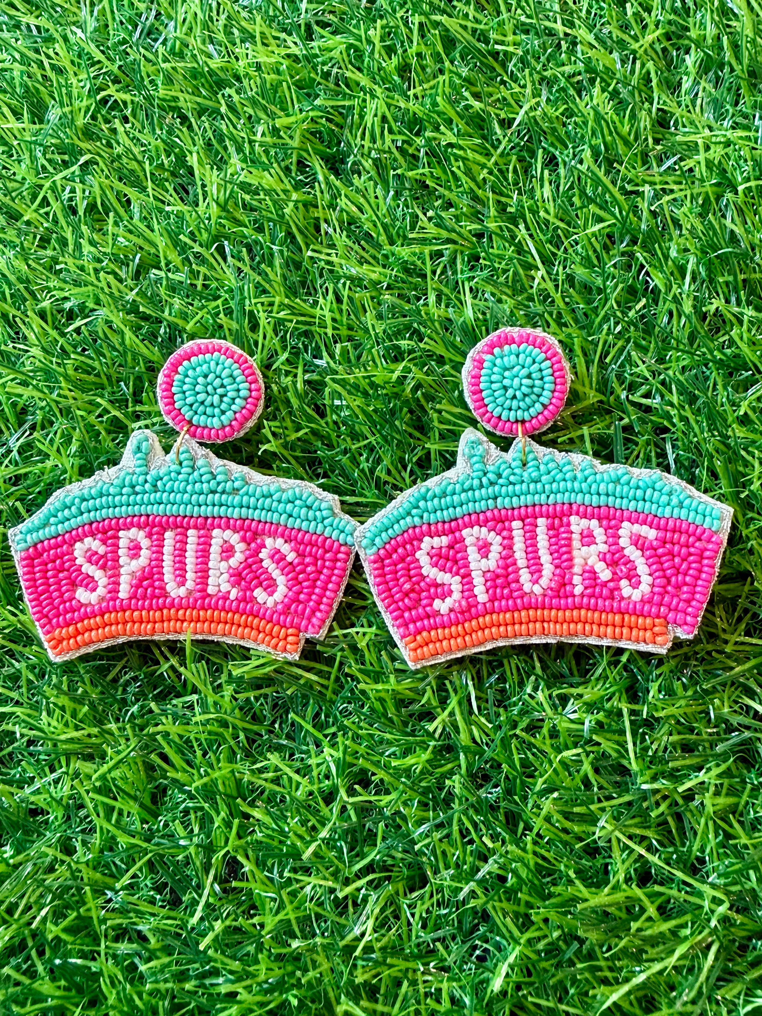 In my Spurs Era Beaded Earrings