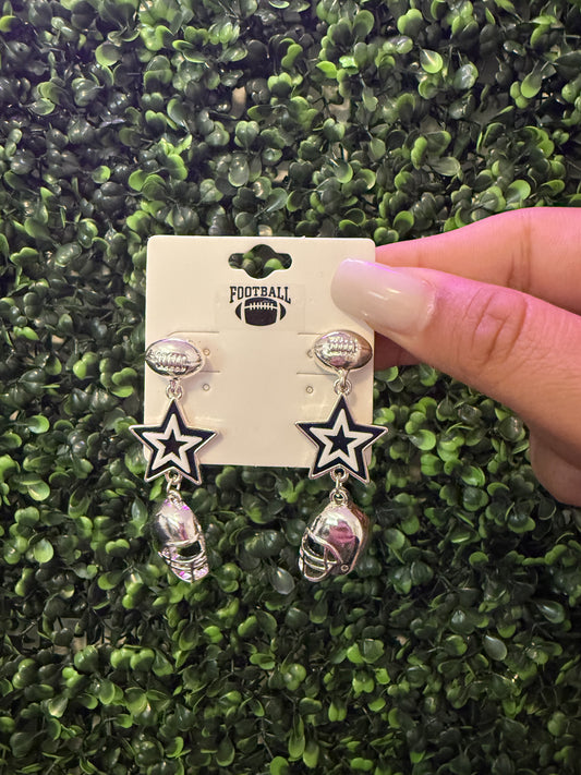 Cowboys & Football Earrings