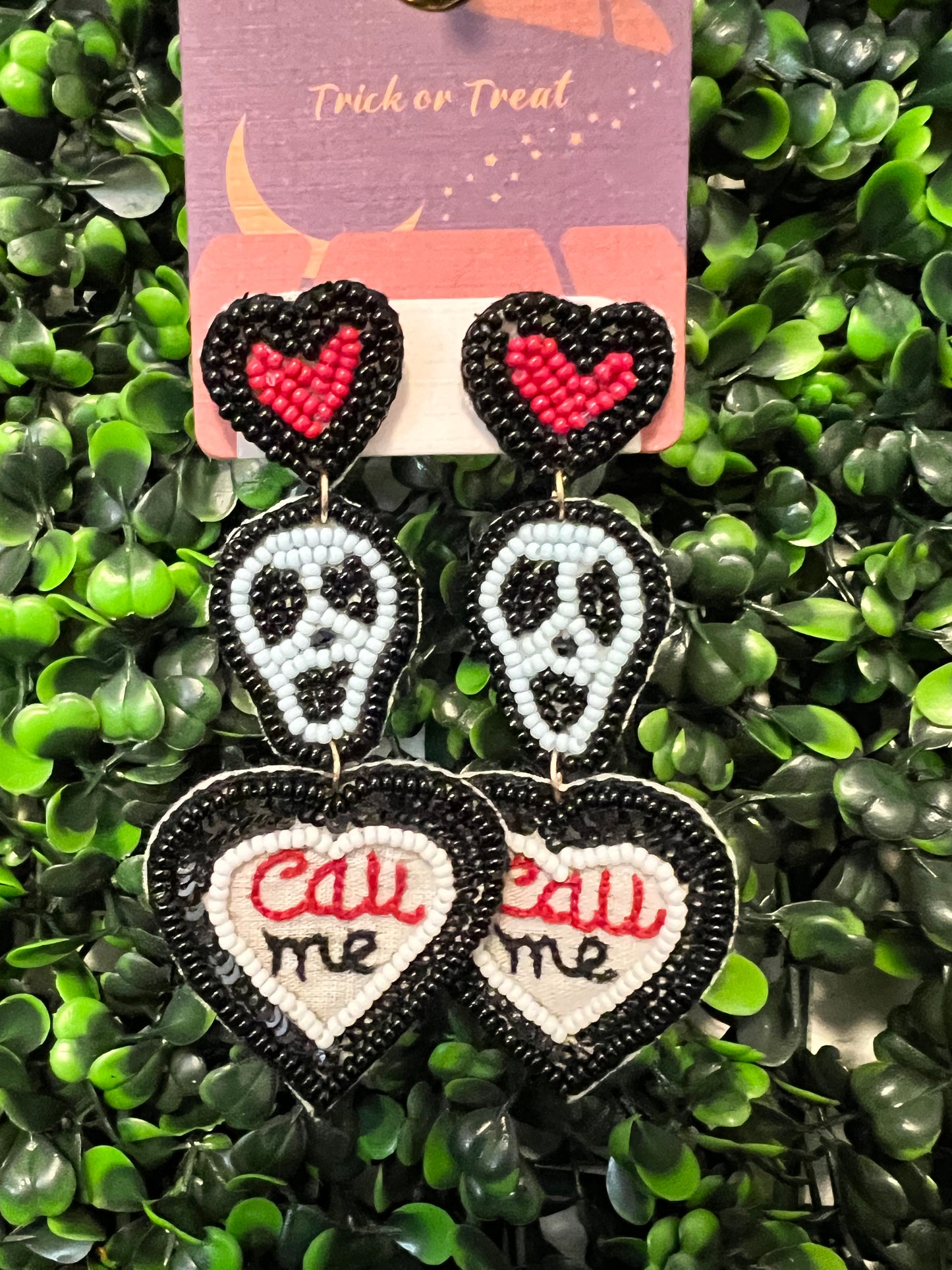 Call Me Beaded Earrings