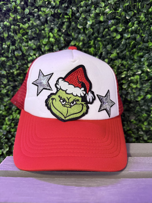 Grinchy Vibes Custom Cap