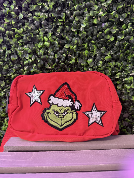 Grinchy Vibes Crossbody Bag