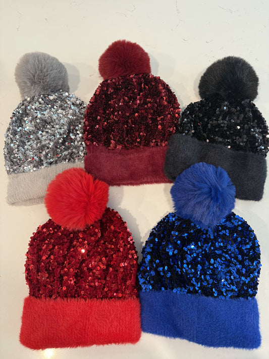 Sequin Beanie