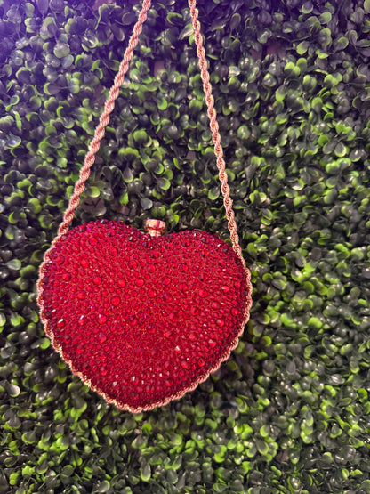 Heart Bling Purse