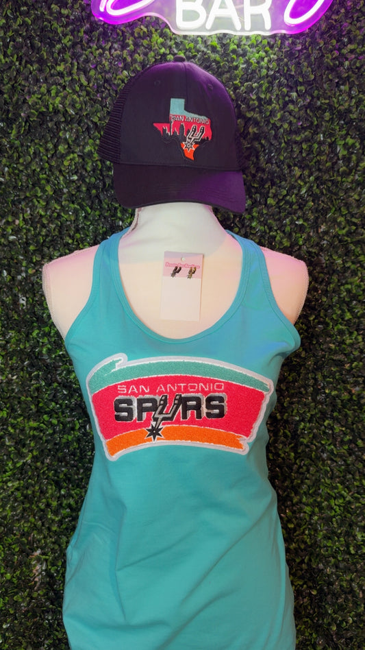 Spurs Racerback Tank Top