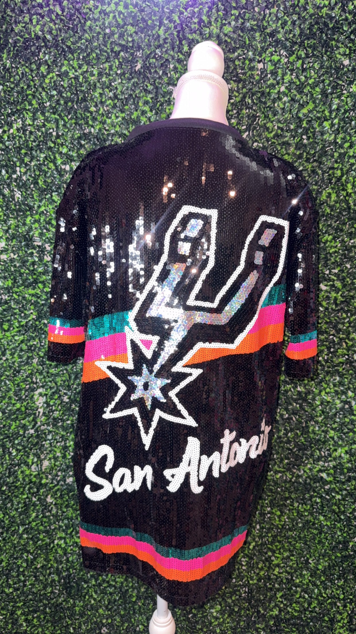 Spurs Glam Sequence Dress