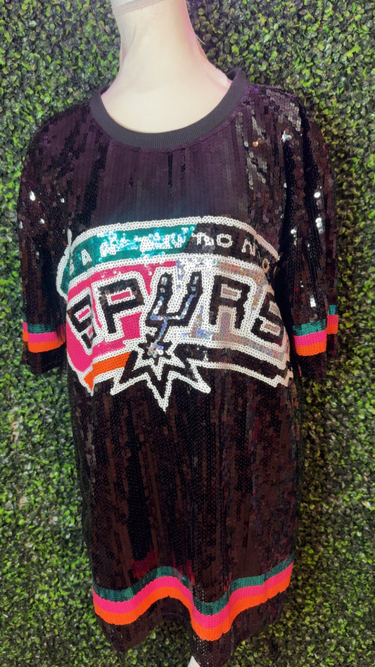 Spurs Glam Sequence Dress