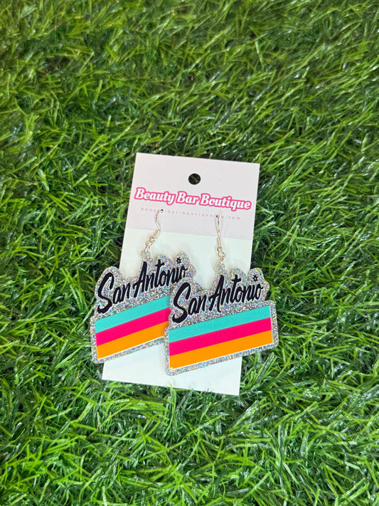 San Antonio Game Day Earrings