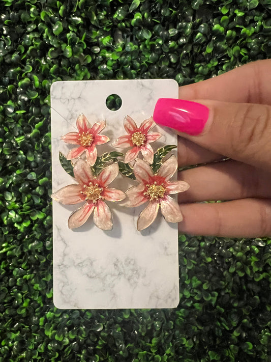 Liliana Flower Post Earrings