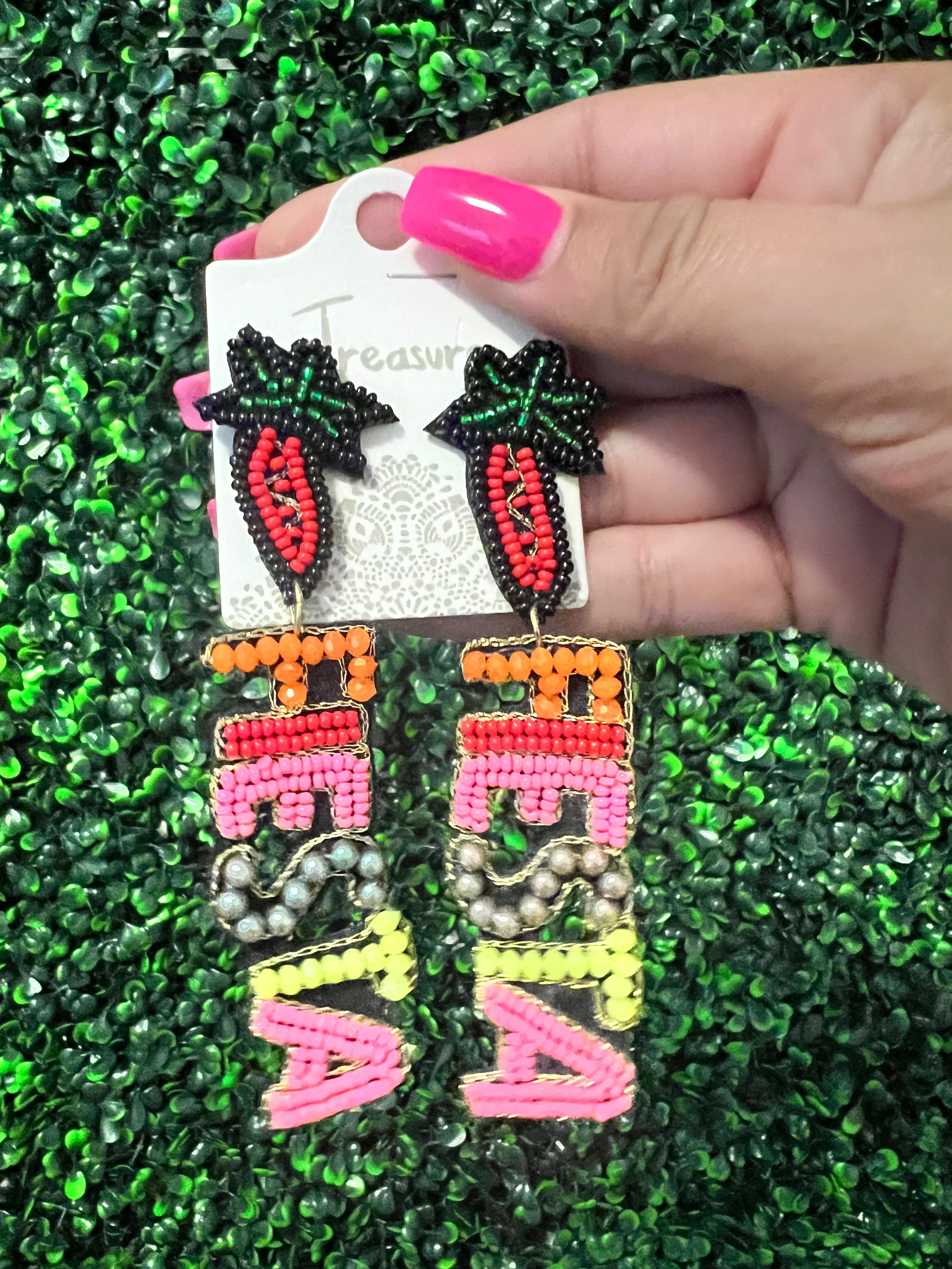 Fiesta Beaded Earrings