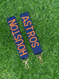 Astros Beaded Keychain