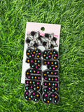 Viva Los Spurs Beaded Earrings