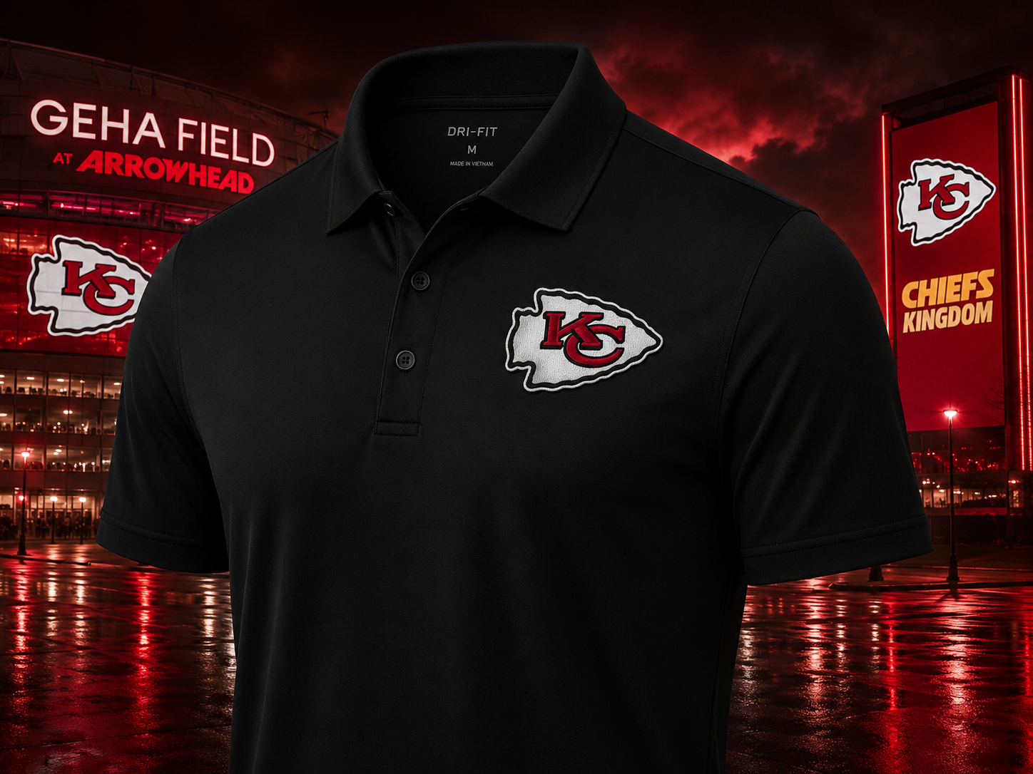 Pre-Order Men’s Chiefs Drifit Polo