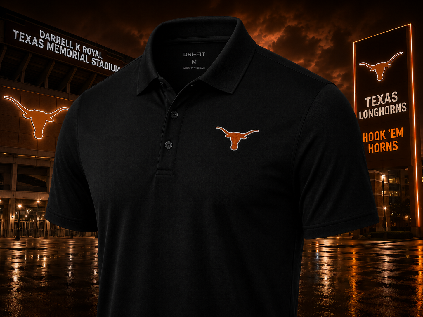 Pre-Order Men’s Longhorn Drifit Polo