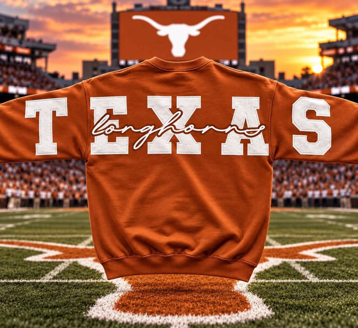 PRE-ORDER Big Back LONGHORNS Sweatshirt