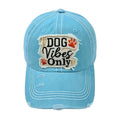 Dog Vibes Only Hat Turquoise