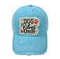 Dog Vibes Only Hat Turquoise