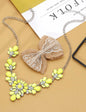 Yellow Statement Necklace