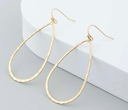 Minimalist Gold Drop Earrings